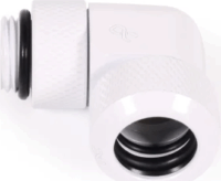 Alphacool 17621 Eiszapfen 16mm HardTube 90°-os Csavaros Könyök Idom G1/4" - Fehér