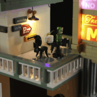 Lumibricks F9054 Twilight Motel 1970 Darabos Építőjáték