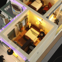 Lumibricks F9054 Twilight Motel 1970 Darabos Építőjáték