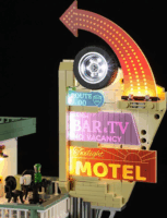 Lumibricks F9054 Twilight Motel 1970 Darabos Építőjáték