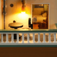 Lumibricks F9054 Twilight Motel 1970 Darabos Építőjáték