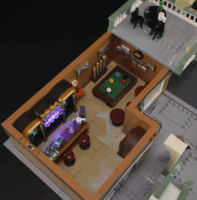 Lumibricks F9054 Twilight Motel 1970 Darabos Építőjáték