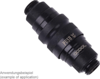 Alphacool 17440 Eiszapfen Gyorskioldó Csatlakozó G1/4" apa - Fekete