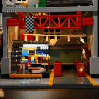 Lumibricks L9088 Street MOD Garage 1935 Darabos Építőjáték