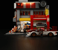Lumibricks L9088 Street MOD Garage 1935 Darabos Építőjáték