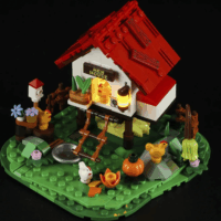 Title Lumibricks F9034 Világító Tyúkól 323 Darabos Építőjáték