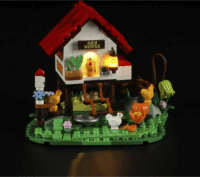 Title Lumibricks F9034 Világító Tyúkól 323 Darabos Építőjáték