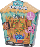 Just Play Disney Doorables Stitch 8 darabos gyűjthető figura készlet fém dobozban