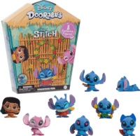 Just Play Disney Doorables Stitch 8 darabos gyűjthető figura készlet fém dobozban