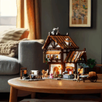 Lumibricks F9038 Középkori Szabóság 1994 Darabos Építőjáték