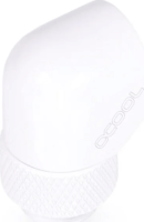 Alphacool 17485 Eiszapfen Forgatható L-Csatlakozó Adapter G1/4" apa - G1/4" anya - Fehér