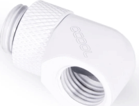 Alphacool 17485 Eiszapfen Forgatható L-Csatlakozó Adapter G1/4" apa - G1/4" anya - Fehér