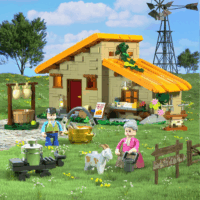 Lumibricks F9049 Farm Sajtház 867 Darabos Építőjáték