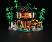 Lumibricks L9075 Bambuszház 2432 Darabos Építőjáték
