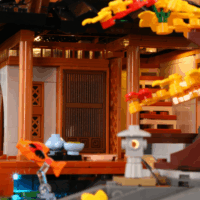 Lumibricks L9075 Bambuszház 2432 Darabos Építőjáték