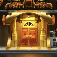 Lumibricks F9070 Steampunk Őrtorony 2744 Darabos Építőjáték