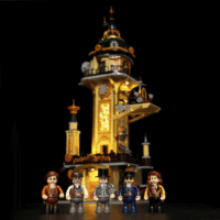 Lumibricks F9070 Steampunk Őrtorony 2744 Darabos Építőjáték