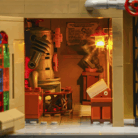 Lumibricks F9070 Steampunk Őrtorony 2744 Darabos Építőjáték