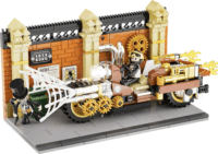 Lumibricks F9067 Steampunk Motorkerékpáros Üldözés 424 Darabos Építőjáték