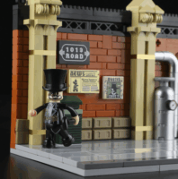 Lumibricks F9067 Steampunk Motorkerékpáros Üldözés 424 Darabos Építőjáték
