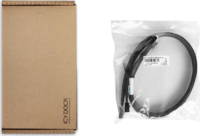 Icy Dock MB413L-B PCIe kábel 0.5m (MCIO x8 SFF-TA-1016 - 2x MCIO x4 SFF-TA-1016)