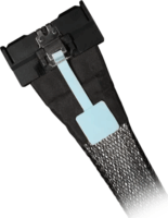 Icy Dock MB413L-B PCIe kábel 0.5m (MCIO x8 SFF-TA-1016 - 2x MCIO x4 SFF-TA-1016)