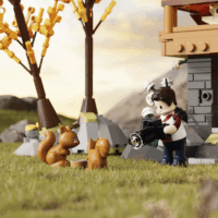 Lumibricks F9035 Hegyi Kunyhó 867 Darabos Építőjáték