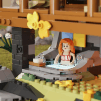 Lumibricks F9035 Hegyi Kunyhó 867 Darabos Építőjáték