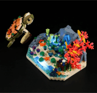 Lumibricks F9072 Teknős-Zátony Álom 593 Darabos Építőjáték