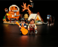 Lumibricks F9076 Cowboy-Tábor 542 Darabos Építőjáték