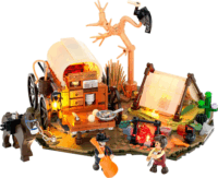 Lumibricks F9076 Cowboy-Tábor 542 Darabos Építőjáték