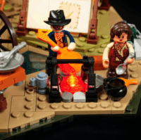 Lumibricks F9076 Cowboy-Tábor 542 Darabos Építőjáték