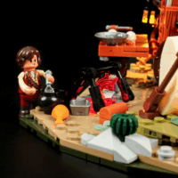 Lumibricks F9076 Cowboy-Tábor 542 Darabos Építőjáték