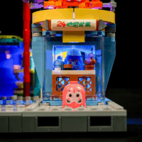 Lumibricks F9073 Cyberpunk Neoncity Izakaya 1987 Darabos Építőjáték