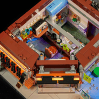 Lumibricks F9073 Cyberpunk Neoncity Izakaya 1987 Darabos Építőjáték