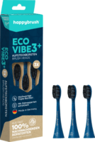 HappyBrush ECO VIBE 3 Elektromos fogkefe Pótfej - Kék (3db)
