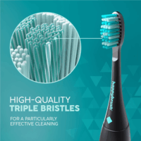 HappyBrush ECO VIBE 3 Elektromos fogkefe Pótfej - Kék (3db)