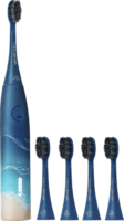 HappyBrush ECO VIBE 3 Ocean Szónikus Elektromos Fogkefe + 4 fej - Kék mintás