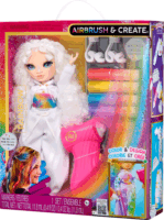MGA Entertainment Rainbow High Air Brush & Create - Zöld szemű baba