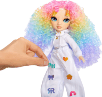 MGA Entertainment Rainbow High Air Brush & Create - Zöld szemű baba