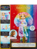 MGA Entertainment Rainbow High Air Brush & Create - Zöld szemű baba