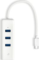 TP-Link UE330C USB-C HUB 3x USB-A + Gigabit Ethernet - Fehér