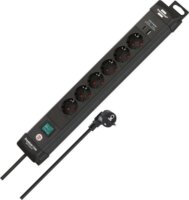 Brennenstuhl Premium-Line 230V USB-A / USB-C Hálózati Elosztó 6 aljzatos 3m - Fekete