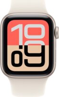 Apple Watch SE 3 40mm Okosóra S/M Csillagfény Sportszíjjal - Ezüst