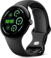 Google Pixel Watch 3 45mm Okosóra Obszidián Sport Szíjjal - Fekete