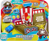 MGA Entertainment DohKins kalózhajó gyurma játékkészlet