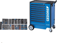 Gedore 2657708 Műhelykocsi + 207db-os szerszámkészlet