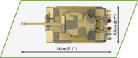 COBI Panzer VI Tiger I no 131 Tank 422 Építőjáték