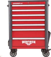 Gedore 3301694 Wingman Műhelykocsi + 129 db-os szerszámkészlet