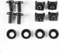 Inter-Tech 88887353 1U Rack szekrény szerelősín 55cm (2db/csomag)